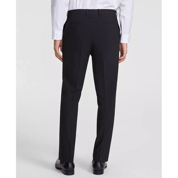 DKNY Men's Modern Fit‎ Nested 2-piece Suit Black 44L Pants 37Wx32L E06771 - Picture 6 of 7